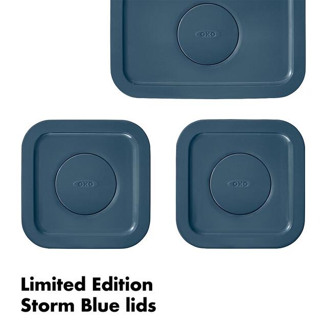 OXO POP Storage Container Rectangle 1.6L, 3 Piece Set, Storm Blue thumbnail 5