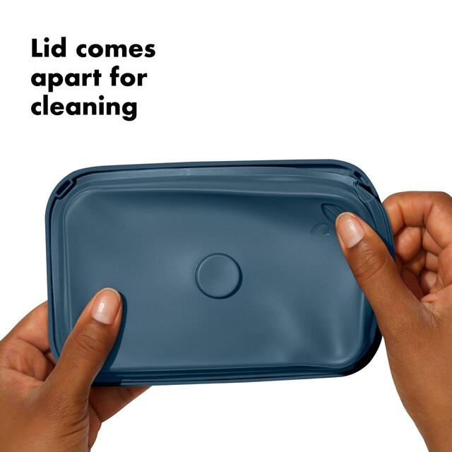 OXO POP Storage Container Rectangle 1.6L, 3 Piece Set, Storm Blue thumbnail 6