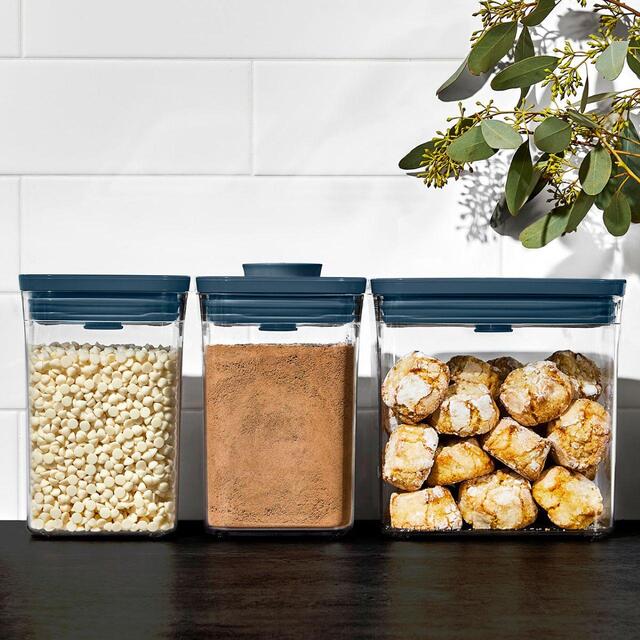 OXO POP Storage Container Rectangle 1.6L, 3 Piece Set, Storm Blue thumbnail 9