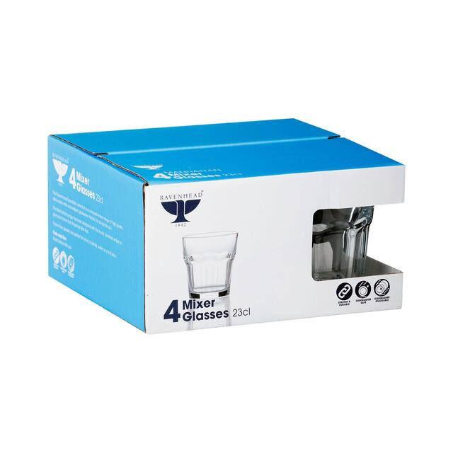 Ravenhead Manhattan Set of 4 Mixer Glasses 23cl thumbnail 2