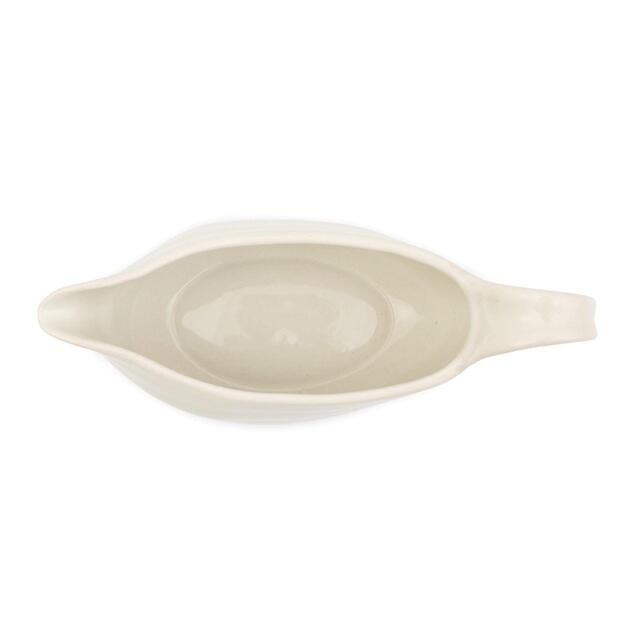 Jamie Oliver Big Love Great Gravy Boat, Stoneware, White, 400ml thumbnail 2