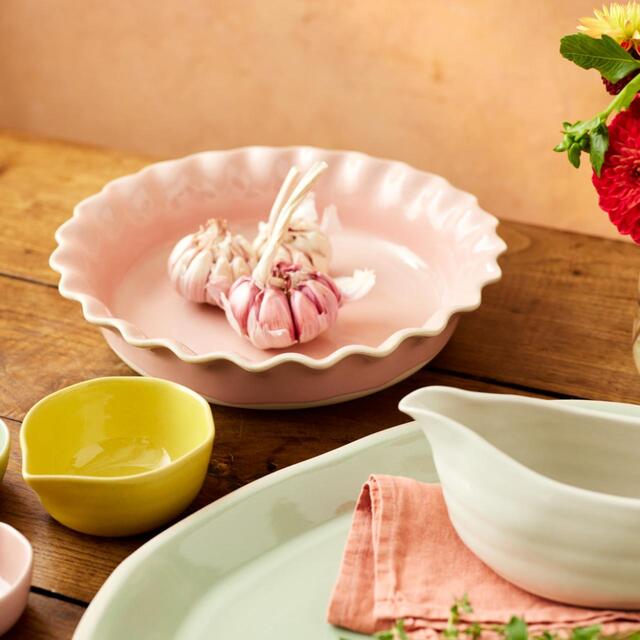 	Jamie Oliver Big Love Proper Pie Dish, Stoneware, 28cm, Pink thumbnail 4