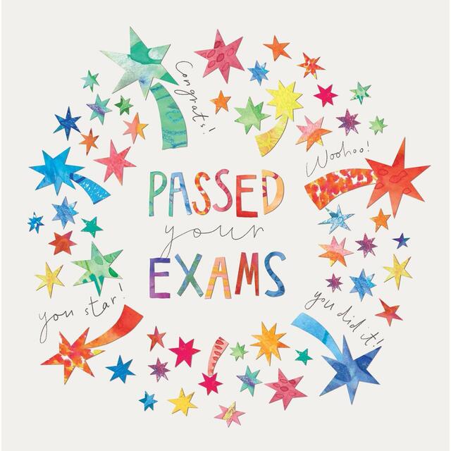 Congratulations Passing Exams Card