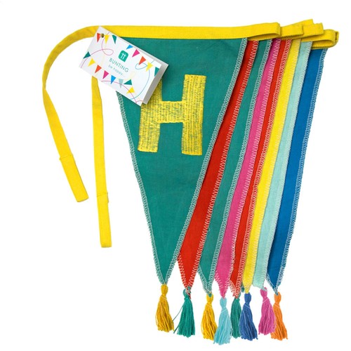 Talking Tables Fabric Happy Birthday Bunting thumbnail 2