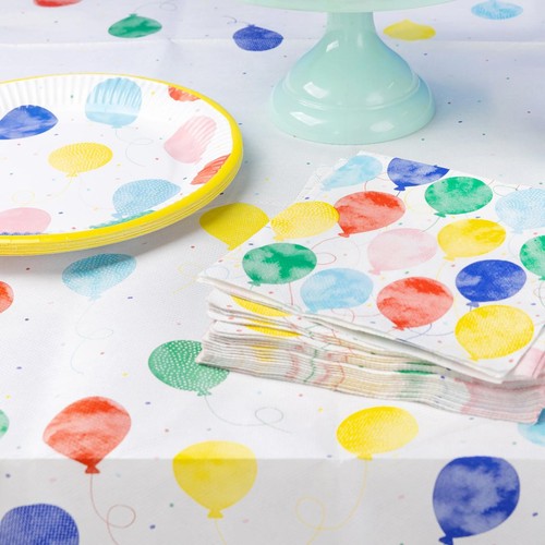 Table Fun Balloon Paper Party Plates thumbnail 4
