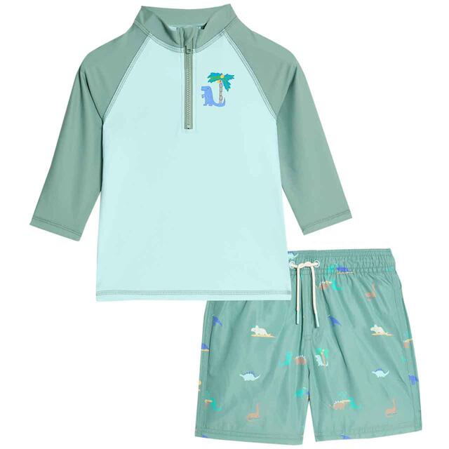 M&S Dinosaur Swim Set, 2 Pack, 2-7 Years, Green