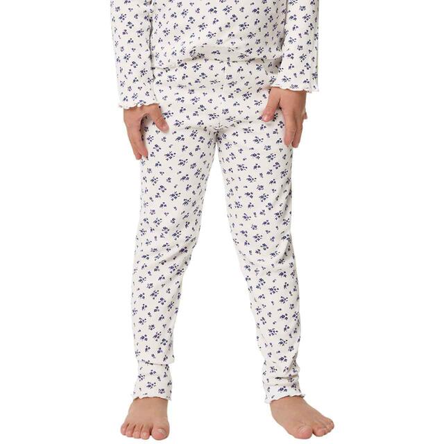 M&S Ditsy Floral Rib PJ, 2-7 Years, Ivory thumbnail 3