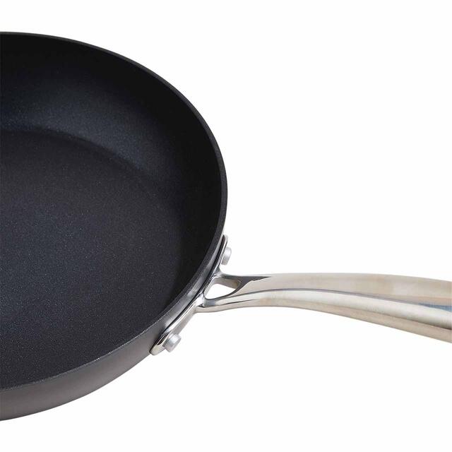 M&S Hard Anodised 24cm Medium Frying Pan,Black Mix thumbnail 2