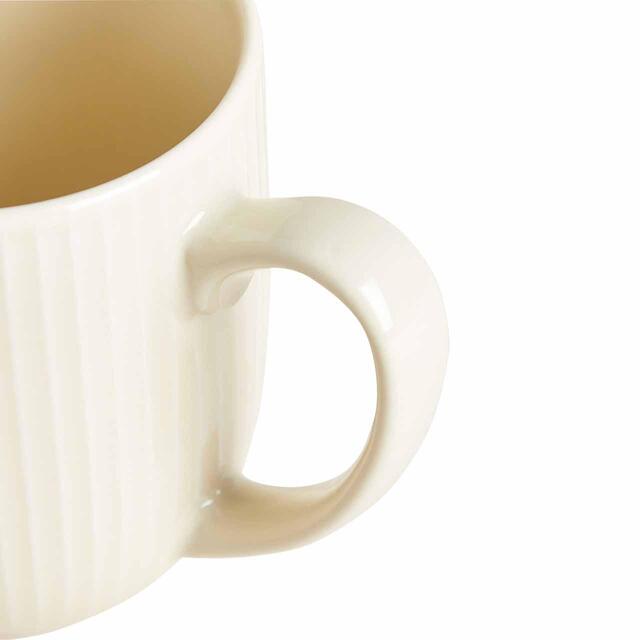 M&S Collection Ribbed Mug,Cream thumbnail 2