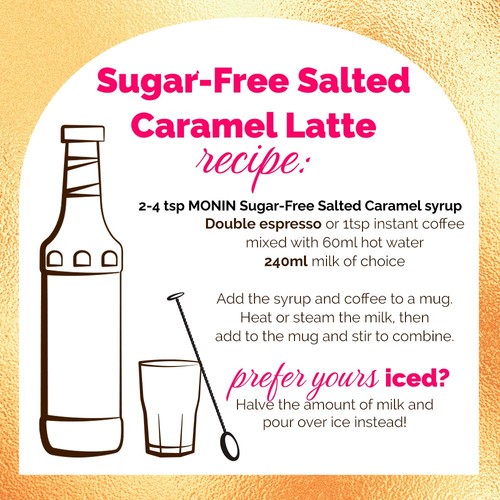 Monin No Added Sugar Salted Caramel thumbnail 5