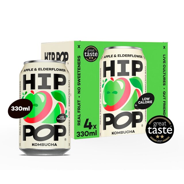 Hip Pop Apple & Elderflower Kombucha thumbnail 3