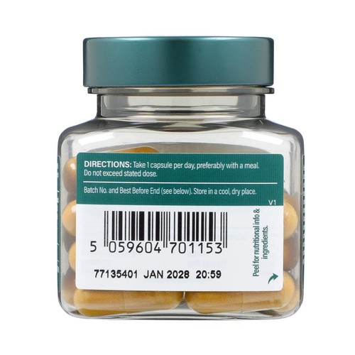 Holland & Barrett Vitamin D + Turmeric & Manuka Honey Capsules thumbnail 3