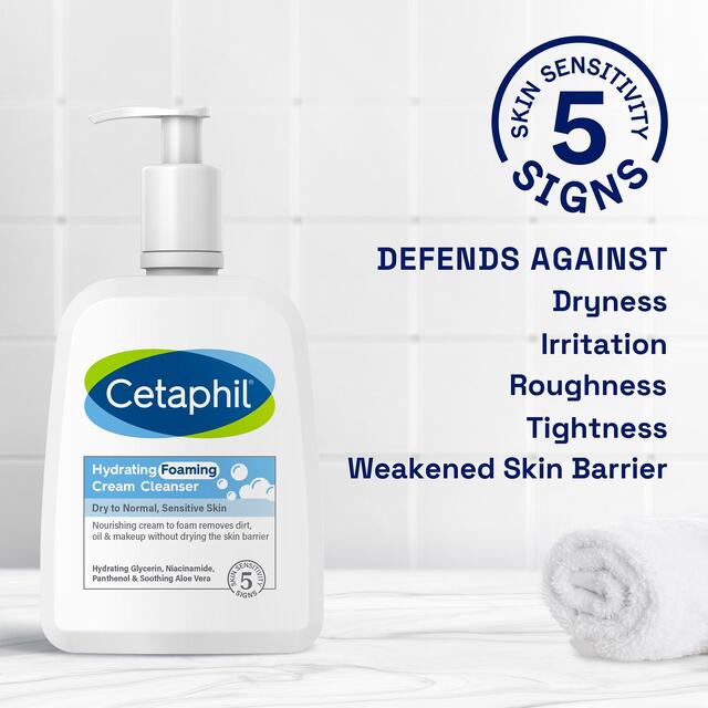 Cetaphil Hydrating Foaming Cream Cleanser thumbnail 8