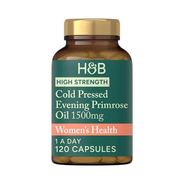 Holland & Barrett High Strength Cold Pressed Evening Primrose Oil 1500mg