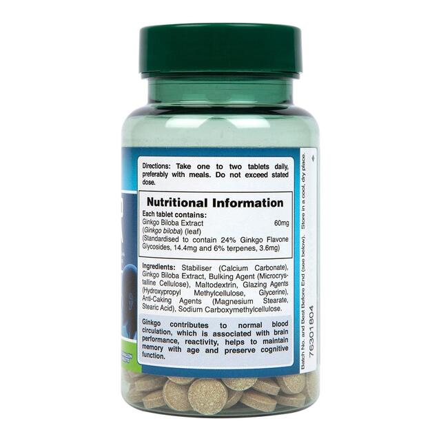 Holland & Barrett Ginkgo Biloba 60mg thumbnail 3