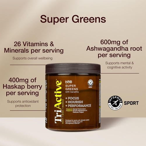 TriActive Sport Blend "with Benefits" Super Greens & Ginger Root thumbnail 2