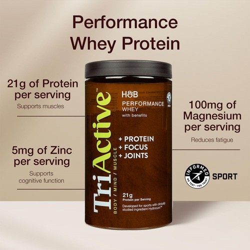 TriActive Sport Performance Whey Protein "with Benefits" Blackcurrant thumbnail 2