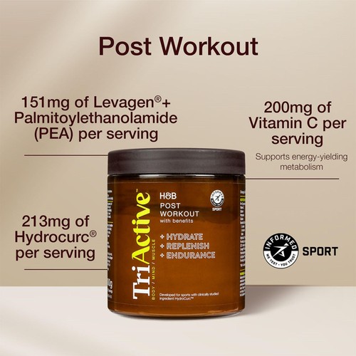 TriActive Sport Post Workout Blend "with Benefits" Orange & Mango thumbnail 3