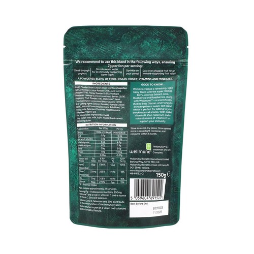 Holland & Barrett Immunity Superfood Blend "with Benefits" Powder thumbnail 2