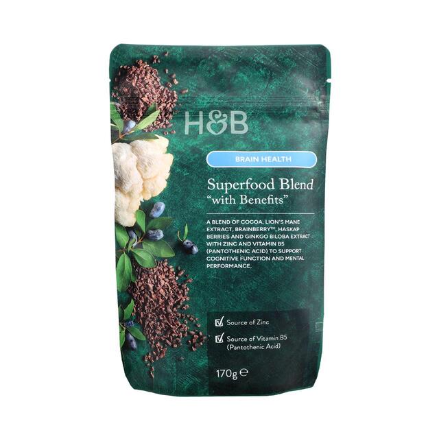 Holland & Barrett Brain Health Superfood Blend "with Benefits" Powder