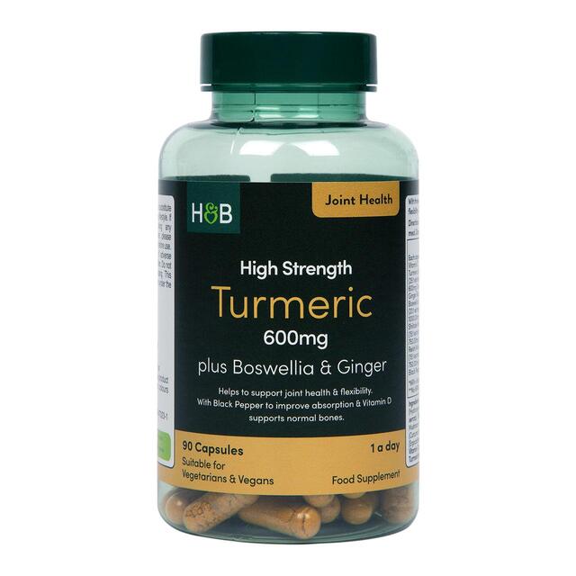 Holland & Barrett High Strength Turmeric 600mg plus Boswellia & Ginger