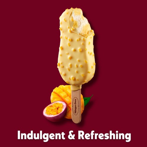 Haagen-Dazs Mango & Passionfruit Ice Cream Sticks thumbnail 4