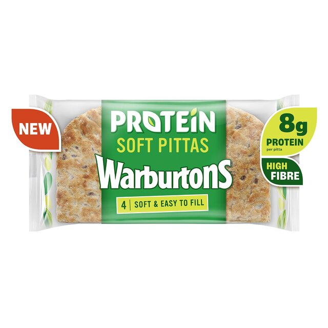 Warburtons 4 Protein Pittas thumbnail 2