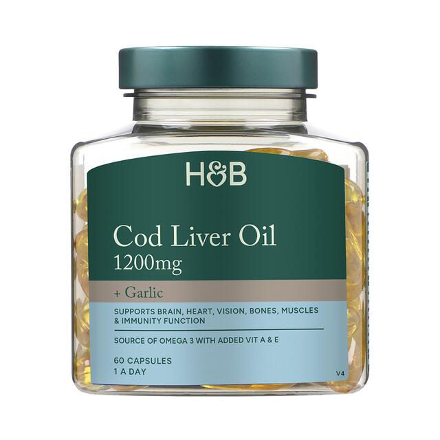 Holland & Barrett Pure Cod Liver Oil & Garlic