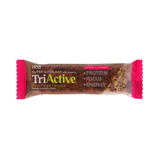 TriActive Super Good Bar Pistachio & Cranberry