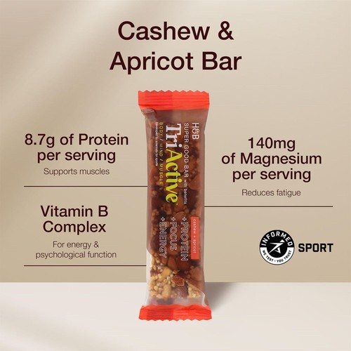 TriActive Super Good Bar "with Benefits" Cashew & Apricot thumbnail 2