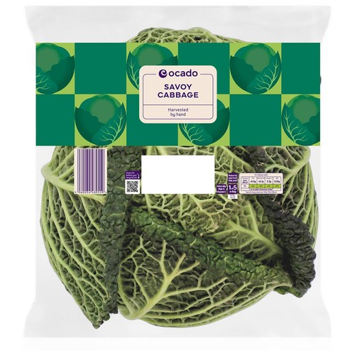 Ocado British Savoy Cabbage thumbnail 2