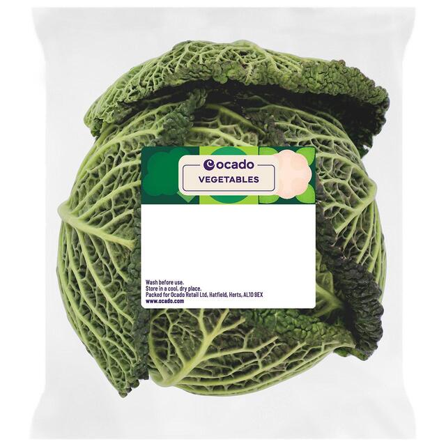 Ocado British Savoy Cabbage thumbnail 2