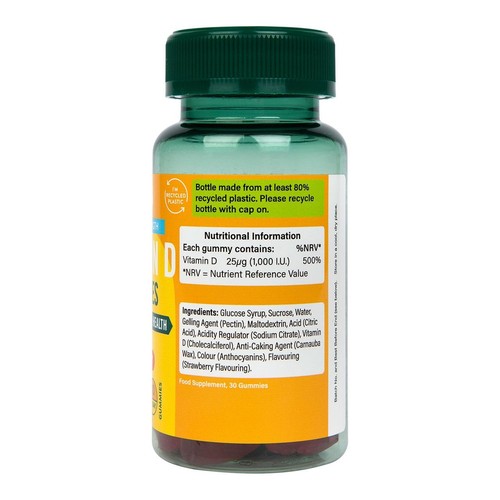 Holland & Barrett Vitamin D3 1000 I.U Vegetarian Gummies thumbnail 2