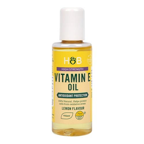 Holland & Barrett High Strength Vitamin E Oil - Lemon Flavour
