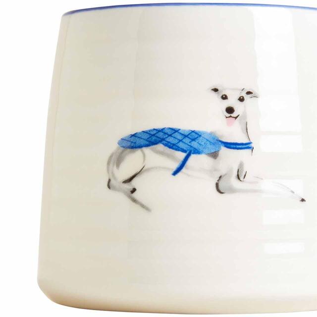 M&S Whippet Dog Mug, Dark Blue thumbnail 2