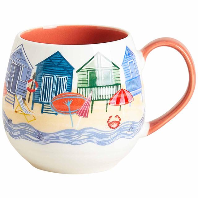 M&S Nautical Beach Huts Mug