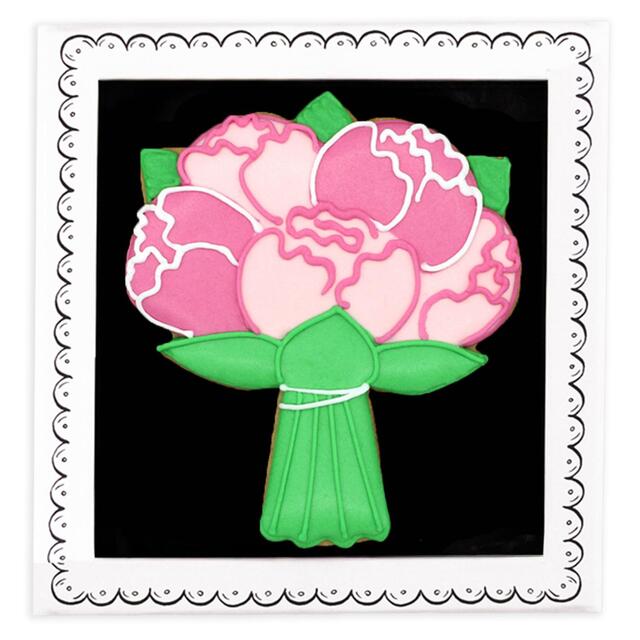 Biscuiteers Hand-iced Bouquet Biscuit