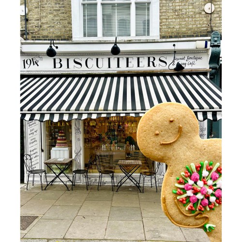 Biscuiteers Hand-iced Bouquet Jolly Ginger Biscuit thumbnail 2