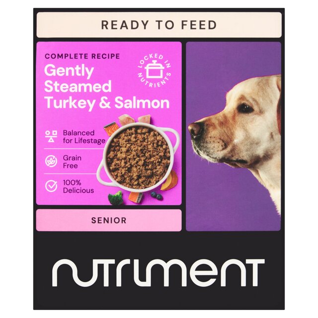 Nutriment Gently Steamed Recipe Turkey & Salmon for Senior Dogs