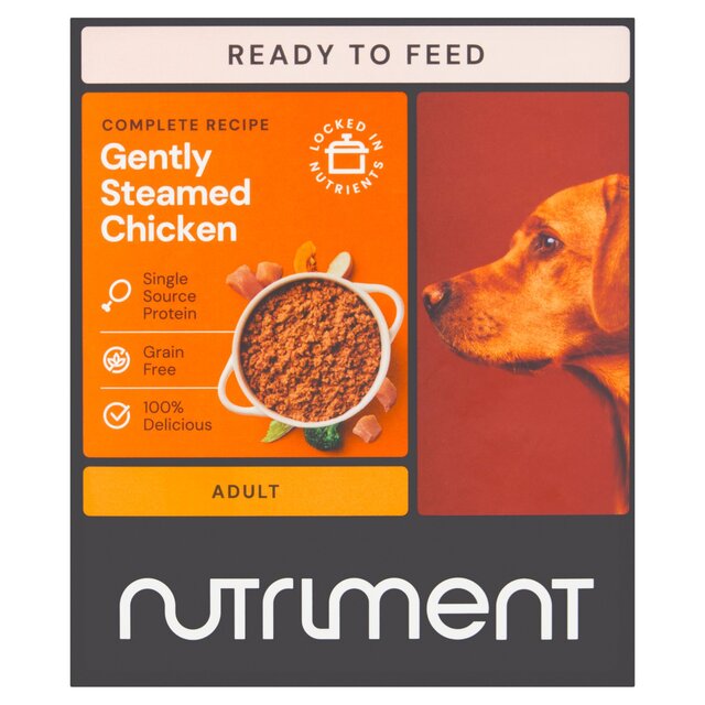 Nutriment Gently Steamed Recipe Chicken for Dogs