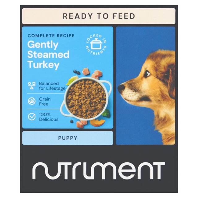 Nutriment Gently Steamed Recipe Turkey & Beef for Puppies