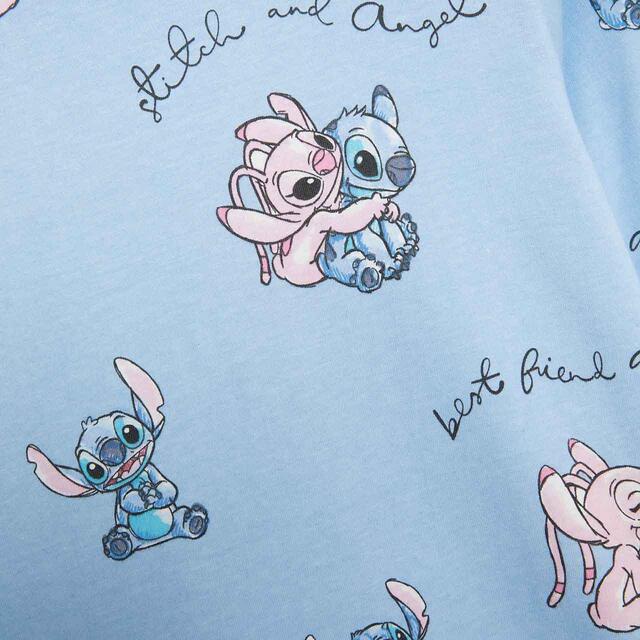 M&S Girls Lilo & Stitch Pyjamas, 7-12 Years, Blue thumbnail 2