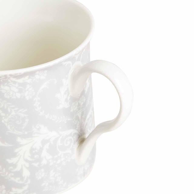 M&S Damask Mug, Grey thumbnail 2
