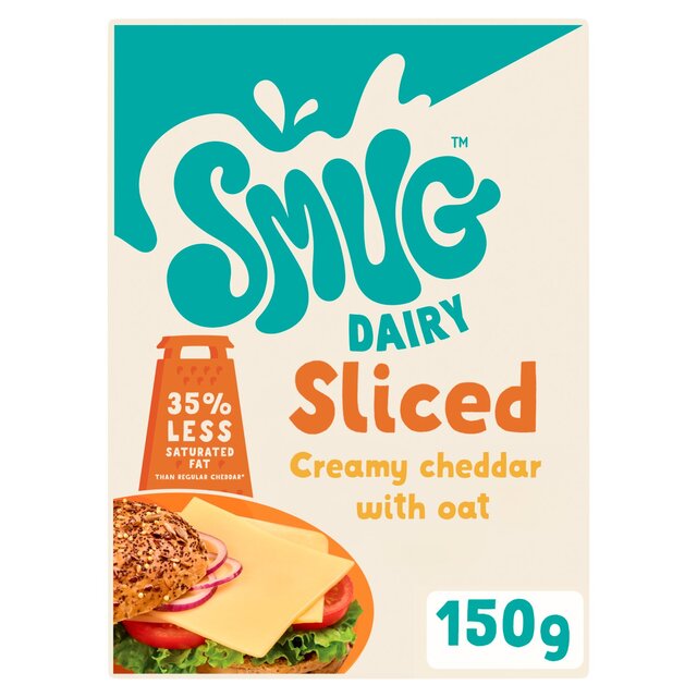 Smug Dairy Slices Blended Oat & Dairy Cheddar