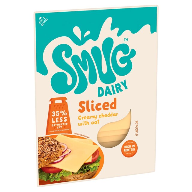 Smug Dairy Slices Blended Oat & Dairy Cheddar thumbnail 2