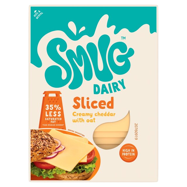 Smug Dairy Slices Blended Oat & Dairy Cheddar thumbnail 3