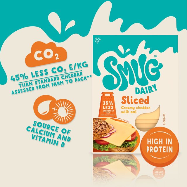 Smug Dairy Slices Blended Oat & Dairy Cheddar thumbnail 5