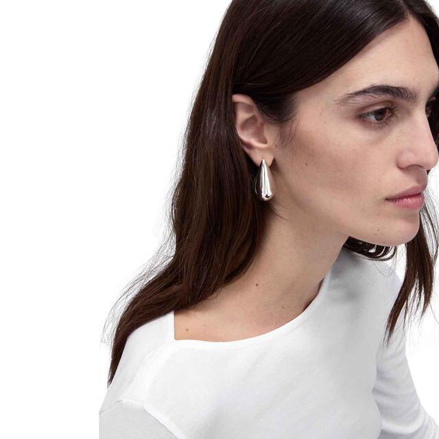 M&S Womens Pure Cotton Slim Fit Top, Size 8-18, White thumbnail 2