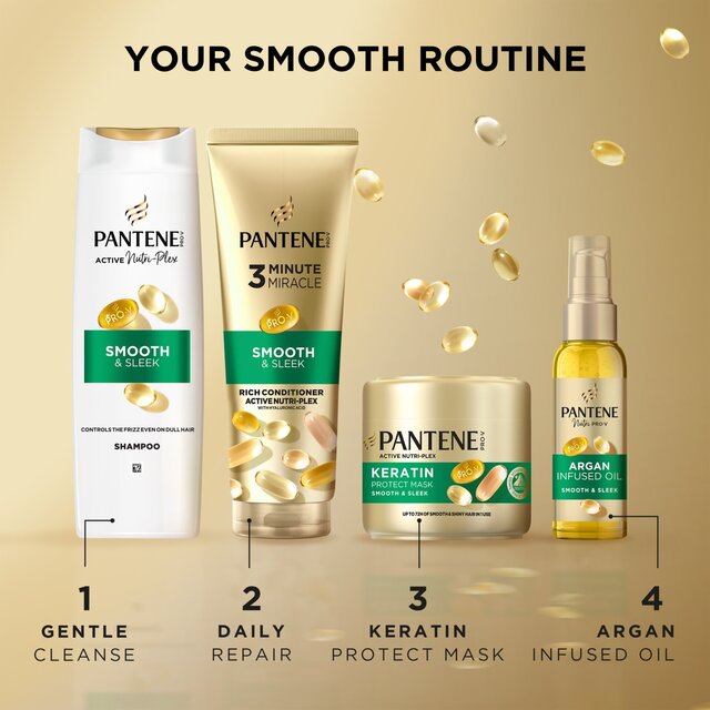 Pantene 3 Minute Miracle Smooth & Sleek Deep Conditioner thumbnail 2