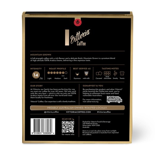 Vittoria Mountain Grown Aluminium Nespresso Compatible Capsules thumbnail 2